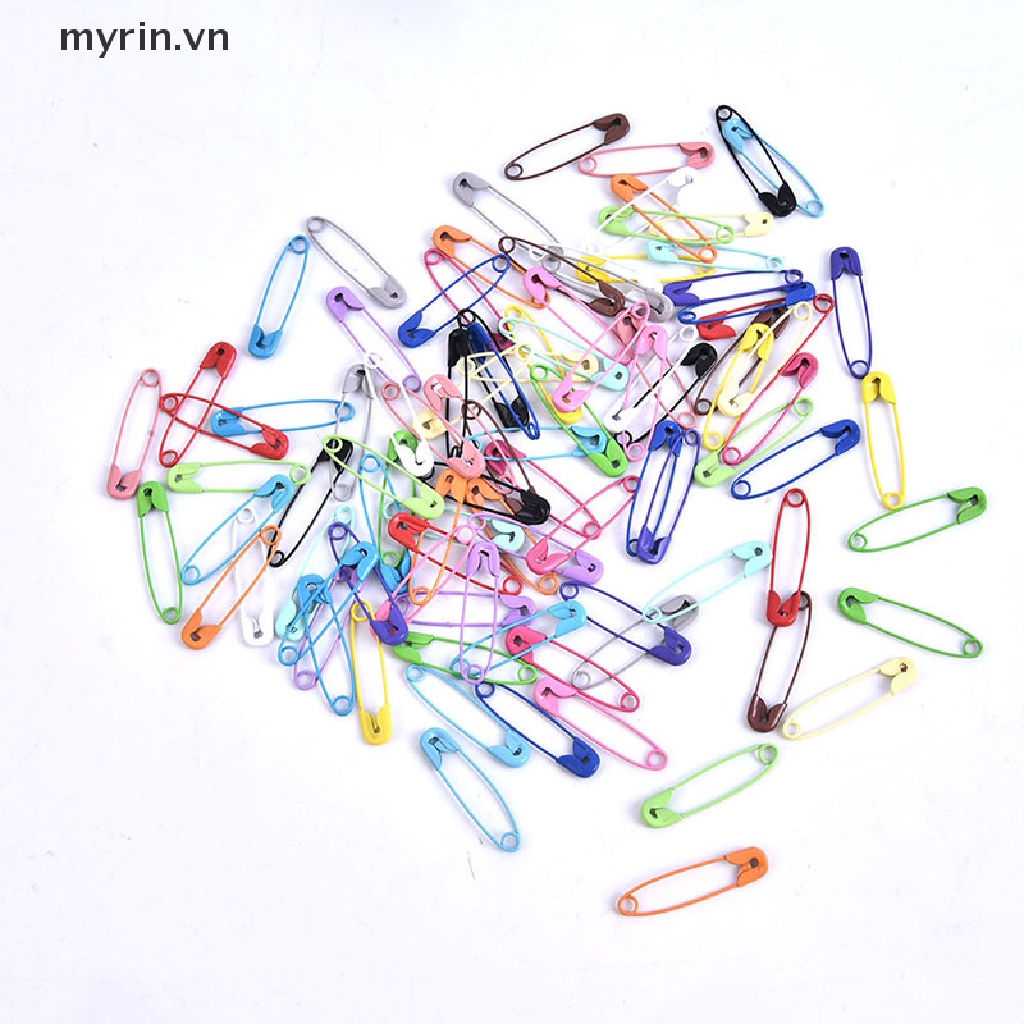 Set 100 Kim May Vá Bằng Thép Không Gỉ Nhiều Màu Sắc