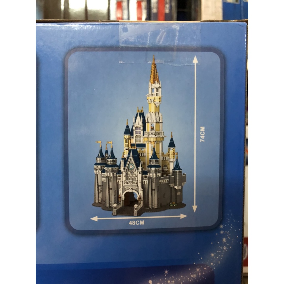 Đồ Chơi Xếp Hình Leji 1250 Tòa Lâu Đài Disney Castle 4080 Mảnh