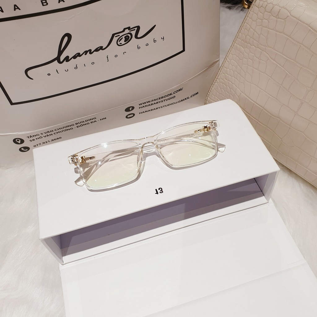 Gọng Kính Thiết Kế Dáng Chữ Nhật Cá Tính G STORE Gọng Kính Cận Nhựa Dẻo Cho Cả Nam Và Nữ 214