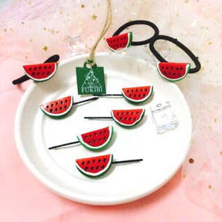 Buộc/kẹp tóc dưa hấu (1 chiếc)