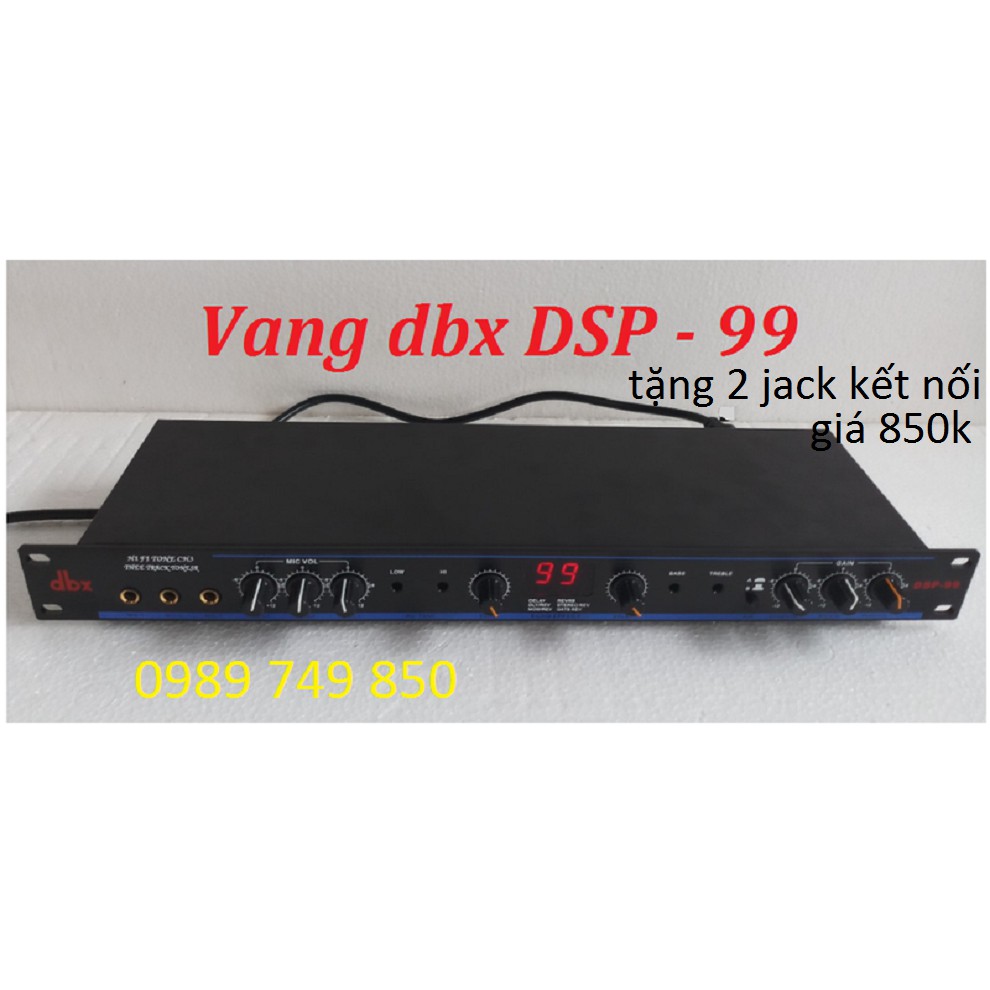 Vang dbx DSP 99 tặng 2 jack kết nối