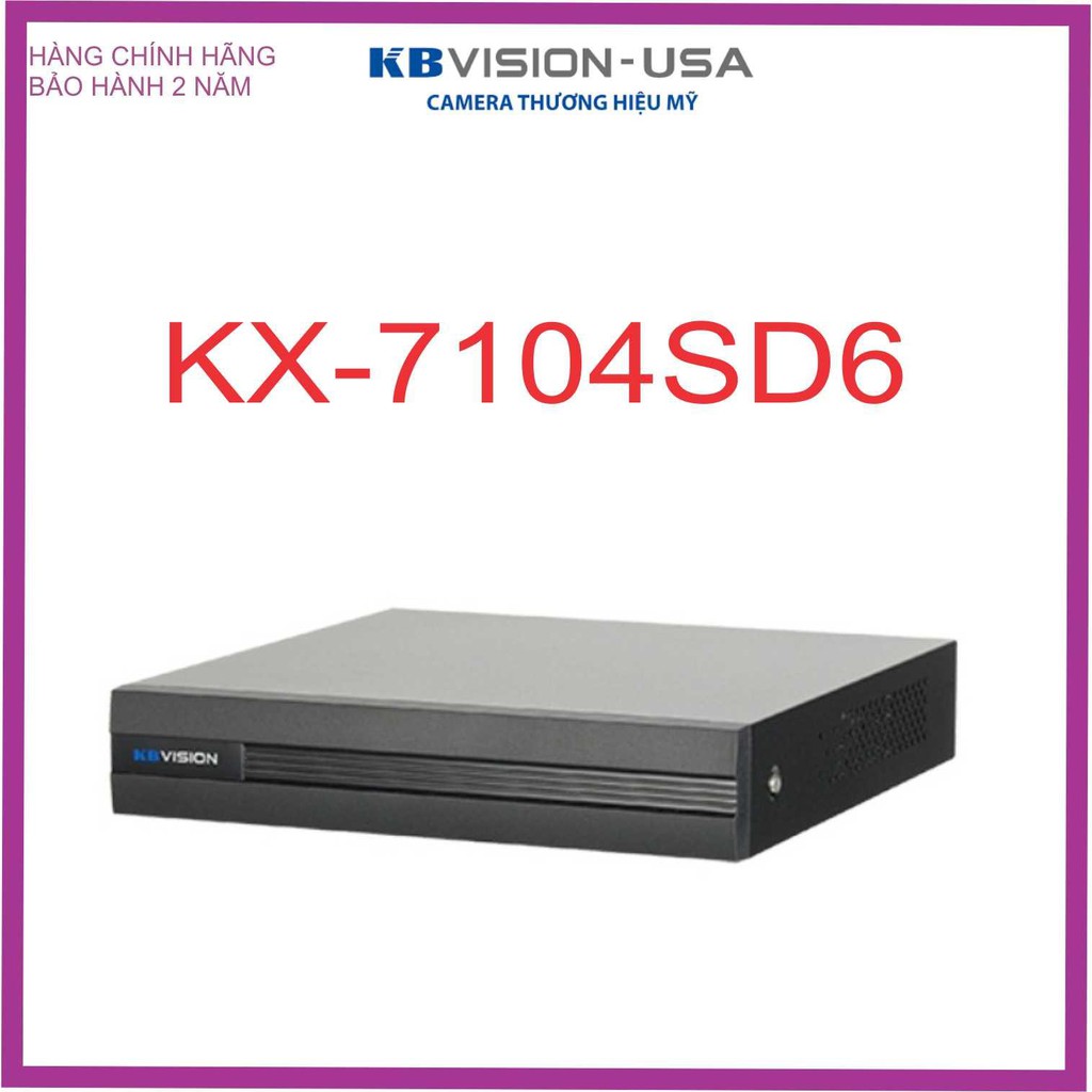 Đầu ghi hình 4 kênh 5 in 1 KBVISION KX-A7104SD6