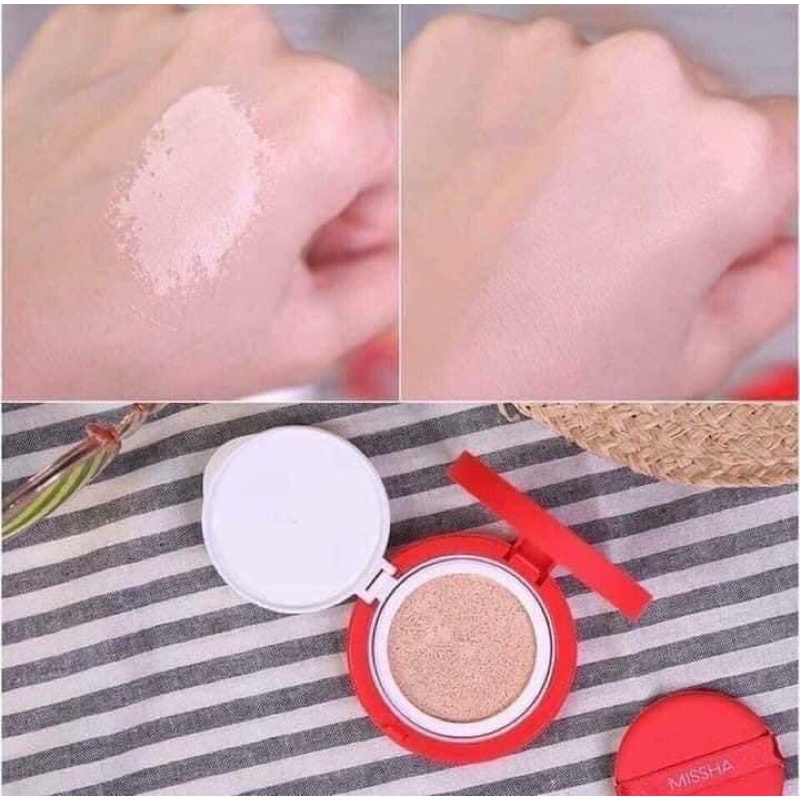 Phấn nước MISSHA VELVET FINISH CUSHION Vỏ Đỏ