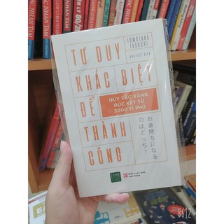 Kèm bookmark đẹp -  tư duy khác biệt để thành công quy tắc vàng đúc kết từ 3000 tỷ phú  Minh Trí P8
