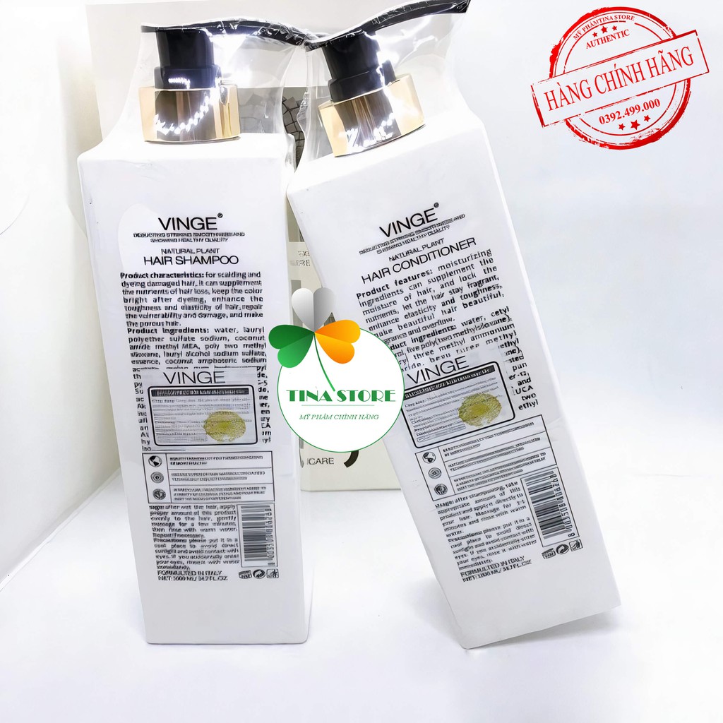 Miễn Ship🔥Cặp Dầu Gội Xả Collagen Vinge 1000ML, Giảm Rụng Tóc, Ngứa, Ngăn Rụng Tóc,Phục Hồi Tóc Hư Tổn | Hàng Chính Hãng | BigBuy360 - bigbuy360.vn