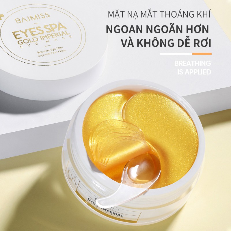 Mặt Nạ Mắt Baimiss Tinh Chất Lá Vàng Giảm Nếp Nhăn 350g | BigBuy360 - bigbuy360.vn