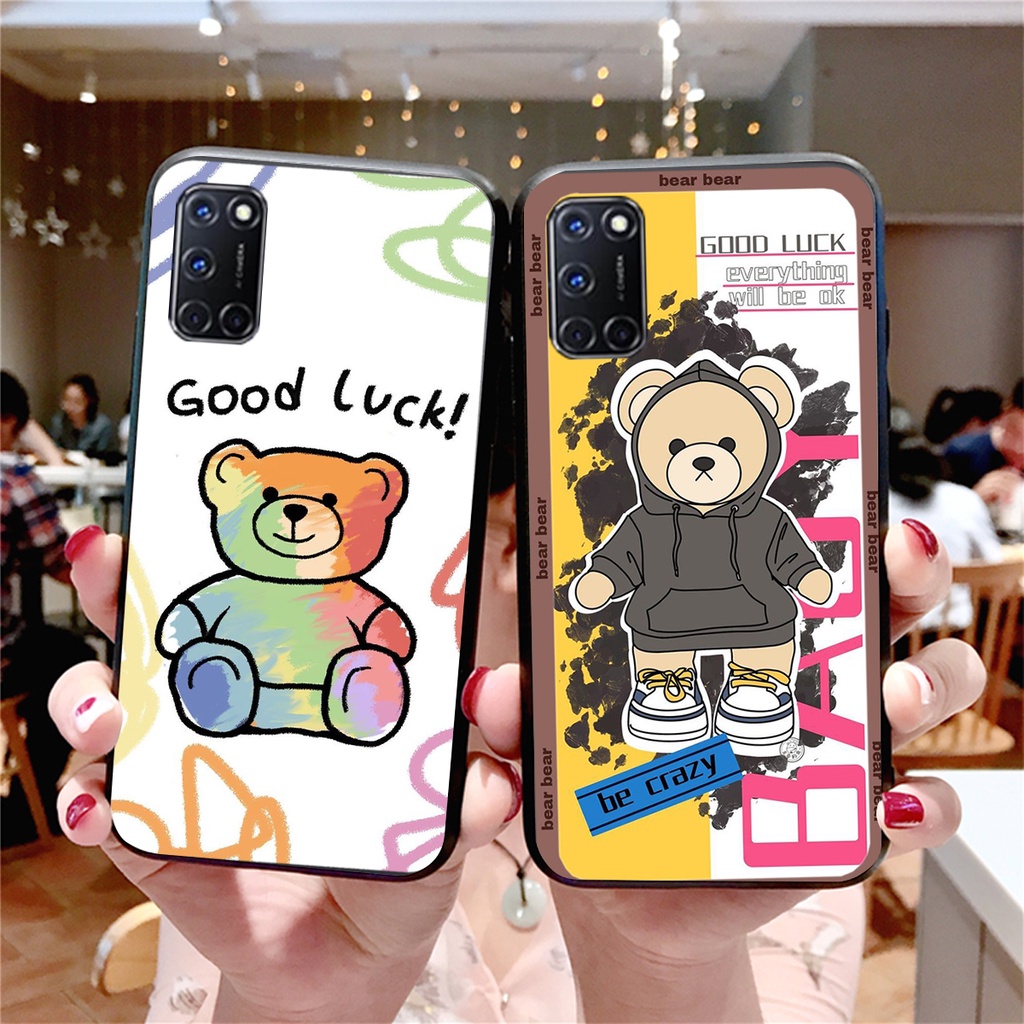 Ốp lưng Oppo A52 / A92 in hình cute, mẫu chú gấu siêu đẹp- GIÁ RẺ