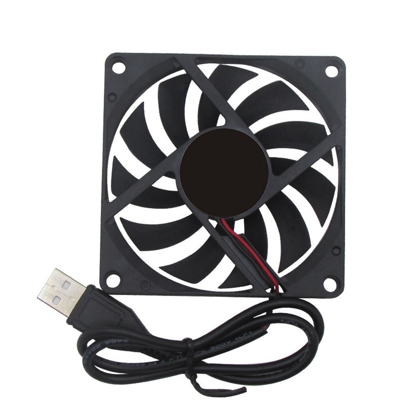 80mm 5V USB Fan 80mm 8cm 8015 Brushless DC Cooling Fan PC Cooler 2Pcs