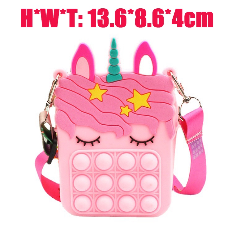 Ví Đựng Đồ Chơi Giảm Căng Thẳng Hình Kỳ Lân Đơn Giản