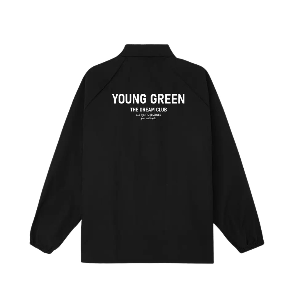 Áo Khoác Unisex YOUNG GREEN Logo The Dream Club Jacket