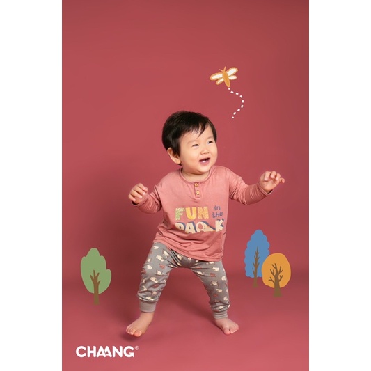 Chaang bộ dài tay cho bé Chaang Park mặc thu đông  AW22D10