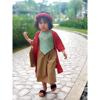 áp tứ thân cho bé(vải linen)