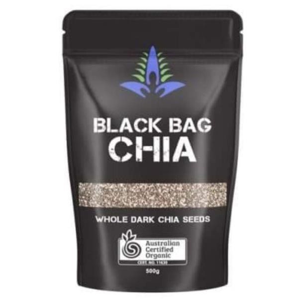 [Mã 77FMCGSALE1 giảm 10% đơn 250K] [Keto] 500g hạt chia Úc đen chuẩn ngon- Sức Khỏe Vàng
