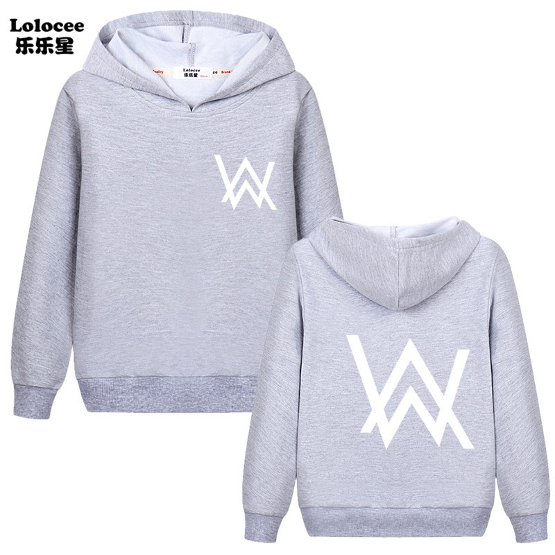 Áo Hoodie Dài Tay In Chữ Alan Walker 5