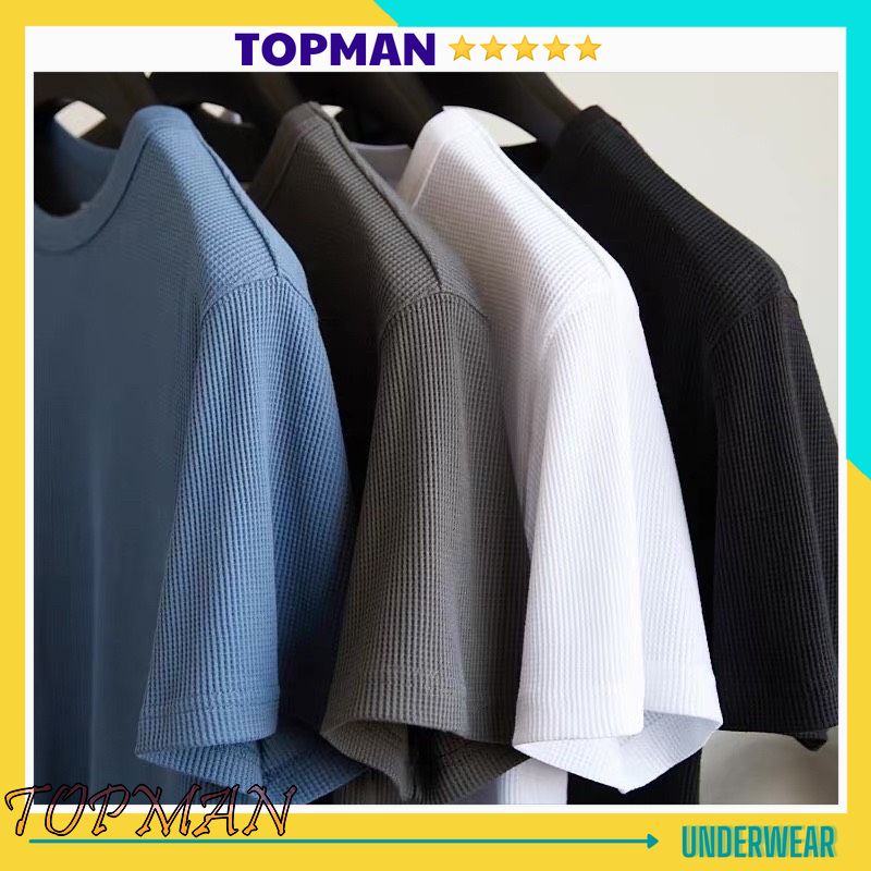 Áo thun nam cộc tay mùa hè, Áo phông nam chất Cotton Xốp siêu xịn - TOPMAN