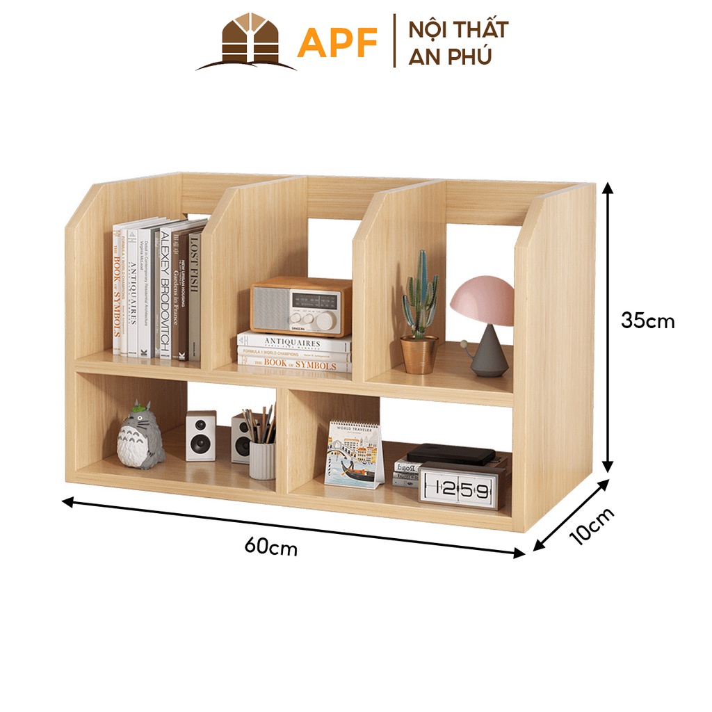 Kệ Sách Để Bàn APF Chất Liệu Gỗ MDF Nhập Khẩu, Thiết Kế Hiện Đại, Thông Minh Và Tiện Lợi KS070