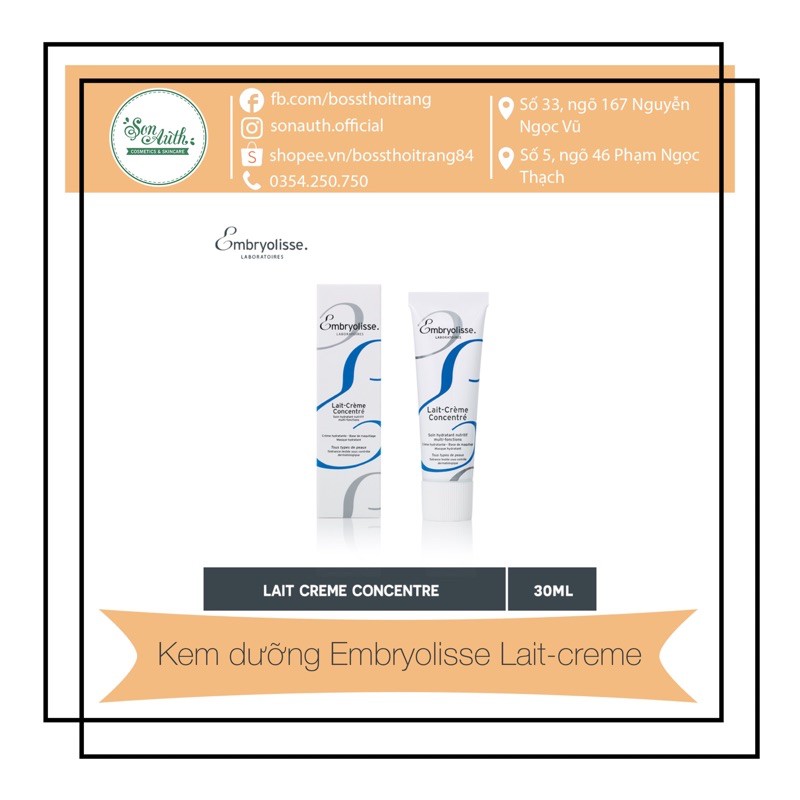 Kem dưỡng Embryolisse Lait-creme