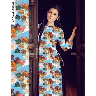 ÁO DÀI HOA LÁ hàng cao cấp