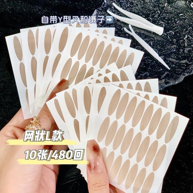 Miếng Dán Kích Mí Vô Hình Dạng Lưới Theo Tờ
