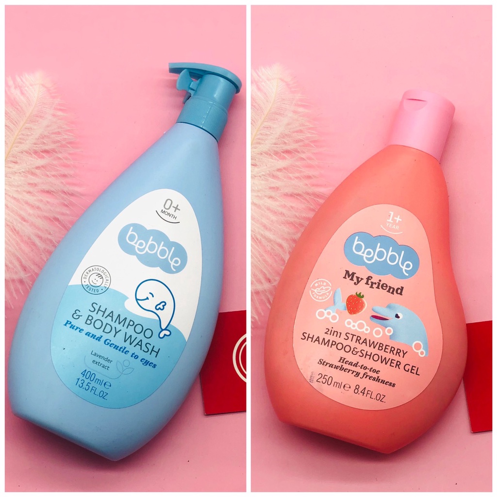 Sữa tắm gội trẻ em Bebble Pháp 250ml - 400ml