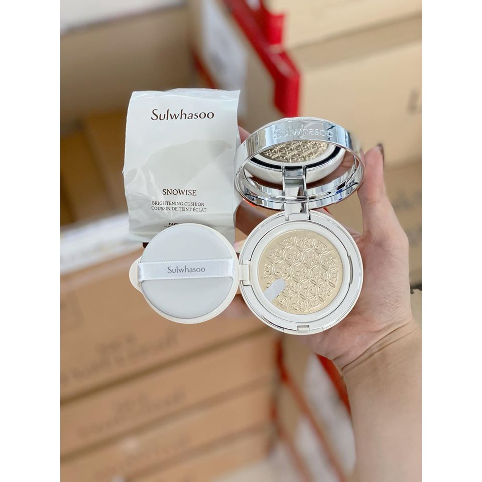Phấn nước Sulwhasoo Snowise Brightening Cushion EX Duo Spring  #21