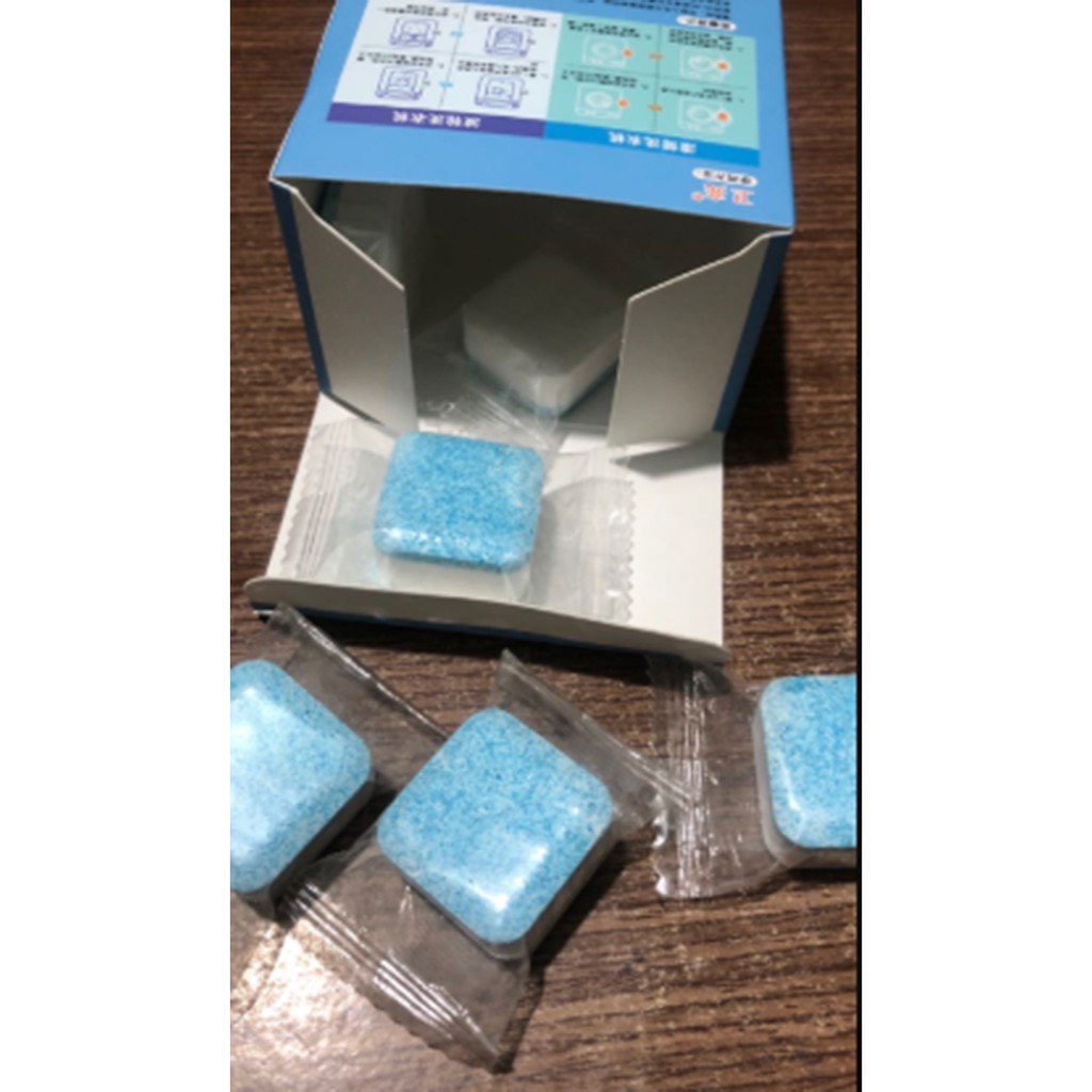 HỘP 12 VIÊN TẨY VỆ SINH LỒNG MÁY GIẶT DIỆT KHUẨN HIỆU QUẢ AN TOÀN