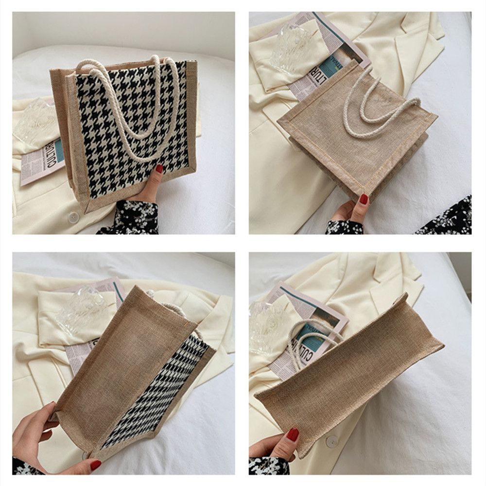 Túi xách vải canvas cỡ lớn chống thấm nước phong cách retro