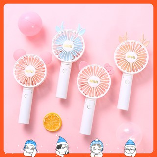 Quạt mini cầm tay gấp gọn và 1 dây sạc