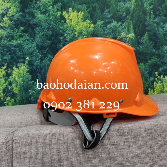 Nón bảo hộ Bảo Bình N001 màu cam khóa vặn