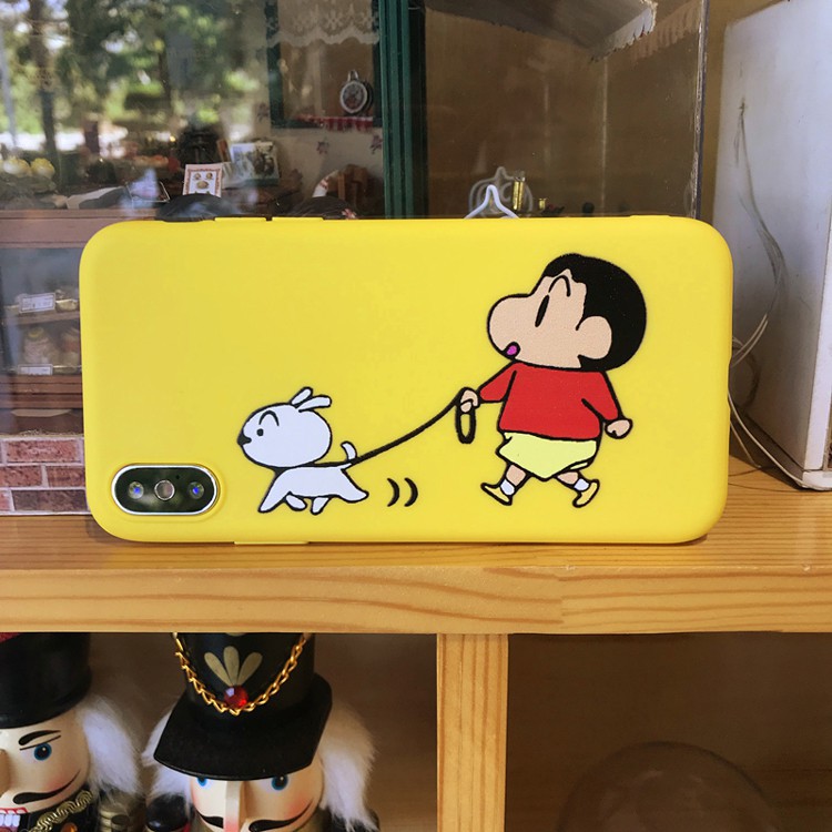 [ OPPO ] Ốp Lưng Silicon Shin Đi Dạo - B049 | BigBuy360 - bigbuy360.vn