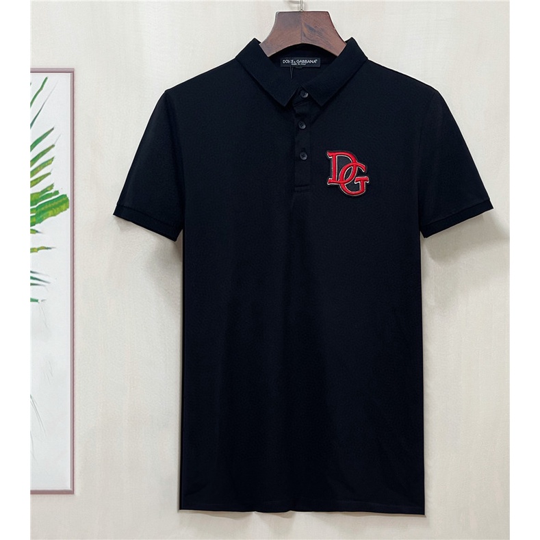 Áo Thun POLO D0LCE & Gaba 2022 Tay Ngắn Thêu Chữ Size S-4XL