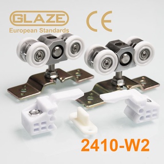 Bộ bánh xe cửa trượt lùa dùng cho cửa 1 cánh có khung 2410-W2 ( 100kg/ cánh )