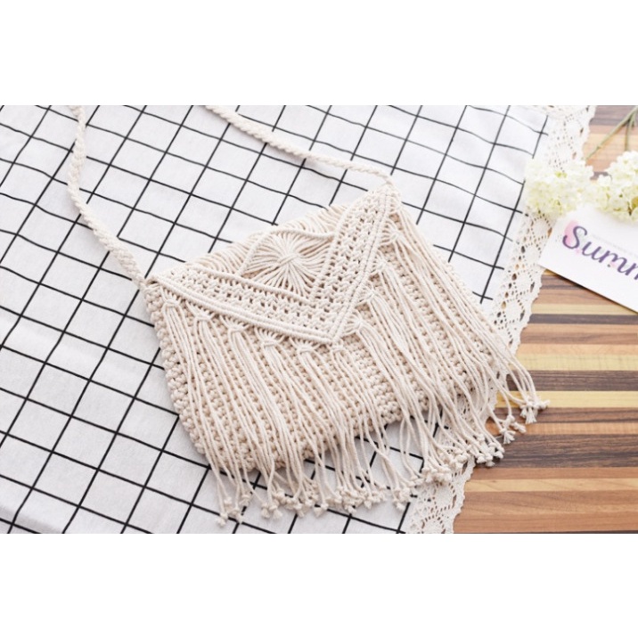 Túi Đan Sợi Thủ Công Sợi Cotton Cute! Hot!