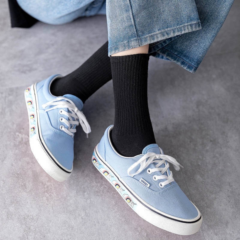 Tất Cao Cổ Trơn Gân - Tất Trơn Gân Unisex