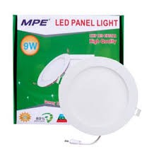 Led Panel 9w MPE / ánh sáng trắng (RPL-9)