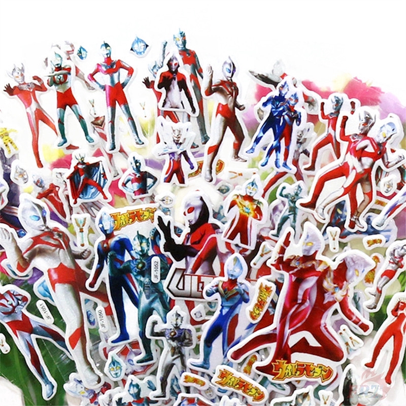 ▶ Ultraman DIY Toys Stickers ◀ 1 Sheet / 5 Sheets Cartoon 3D DIY Educational Stikers Reward Bubble Stikers