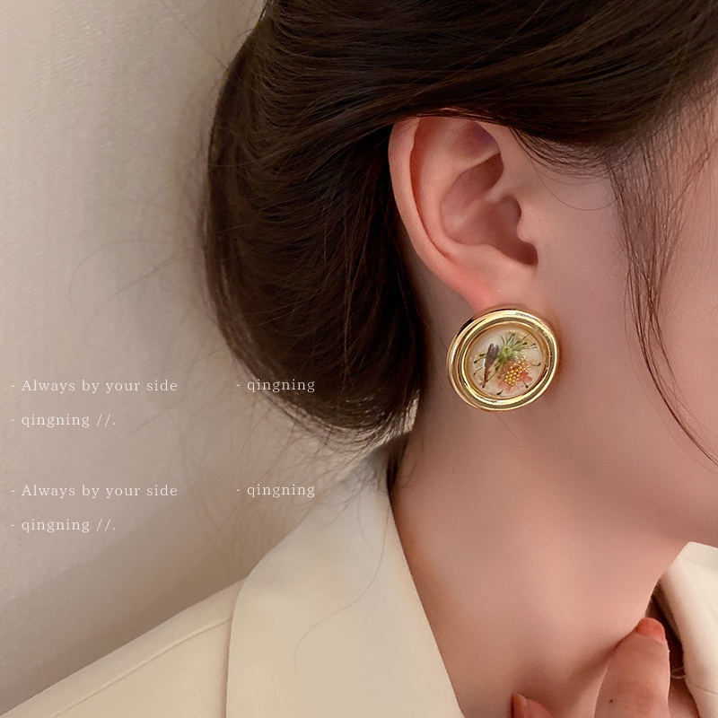 Khuyên Tai Hình Hoa Phong Cách Hàn Quốc Thời Trang Cho Nữ 2