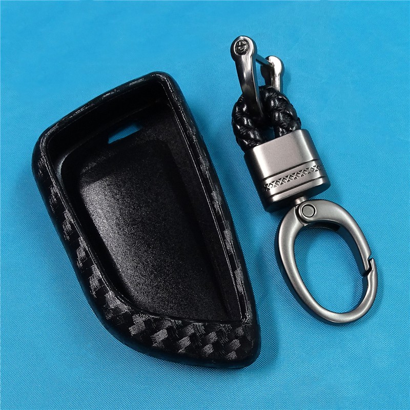 Chìa Khóa Ô Tô Sợi Carbon Cho Xe BMW X1 X3 X5 X6 Series 1 2 5 7 F15 F16 E53 E70 E39 F10 F30 G30 Vỏ Protecor