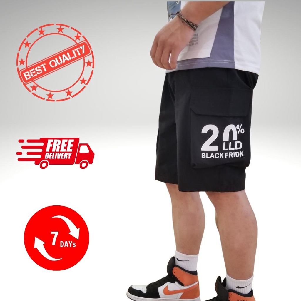 Quần short nam MenStyles Official vải gió mềm đai chun có dây điều chỉnh trẻ trung, quần ngố nam túi hộp classic