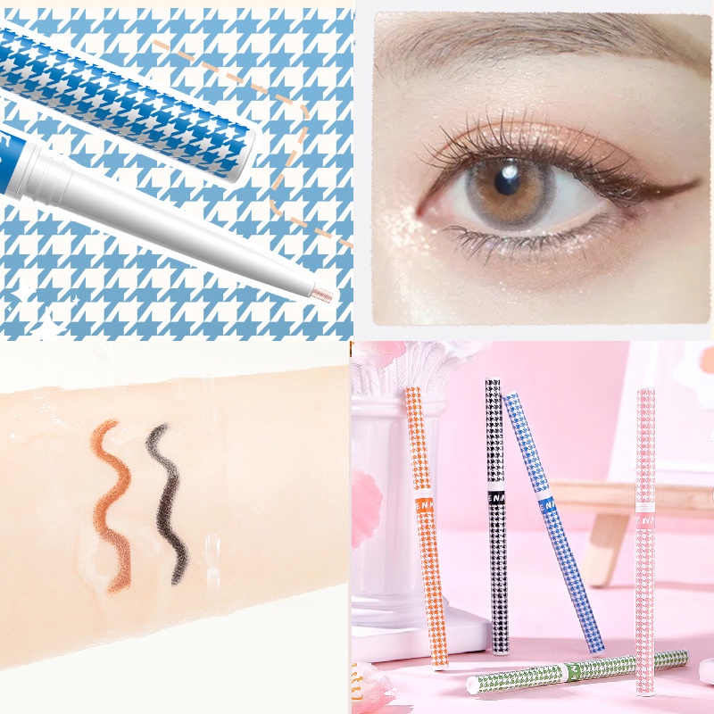 Bút Kẻ Mắt Dạng Gel 5 Màu Tùy Chọn Chống Nước Chống Mồ Hôi Tiện Dụng