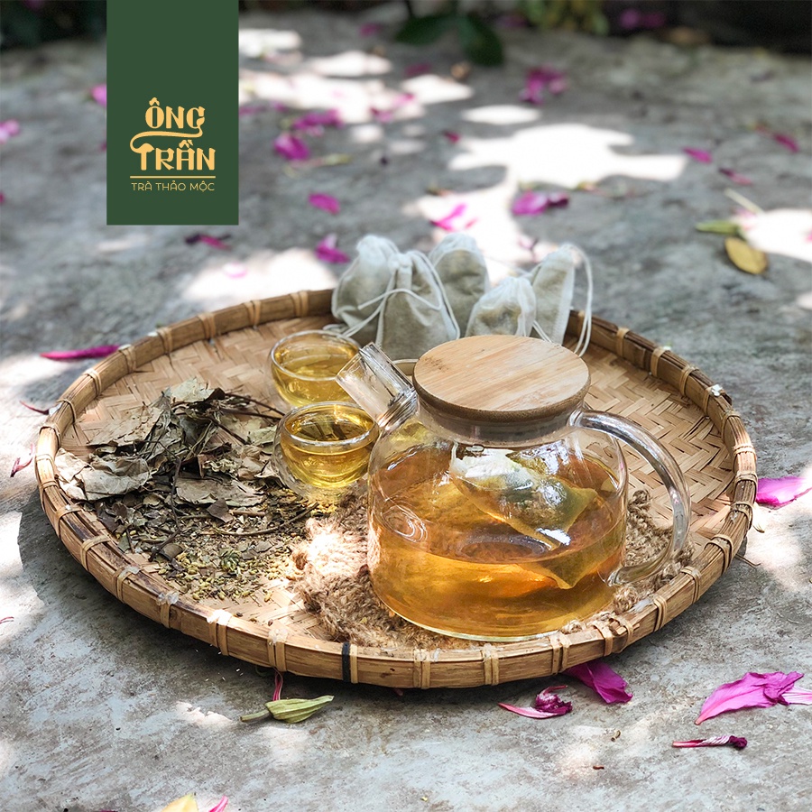 Trà ngủ ngon, giúp thư giãn thần kinh, giảm stress, căng thẳng, Thảo Mộc Ông Trần, trà thảo mộc (15 túi lọc x 10gr).