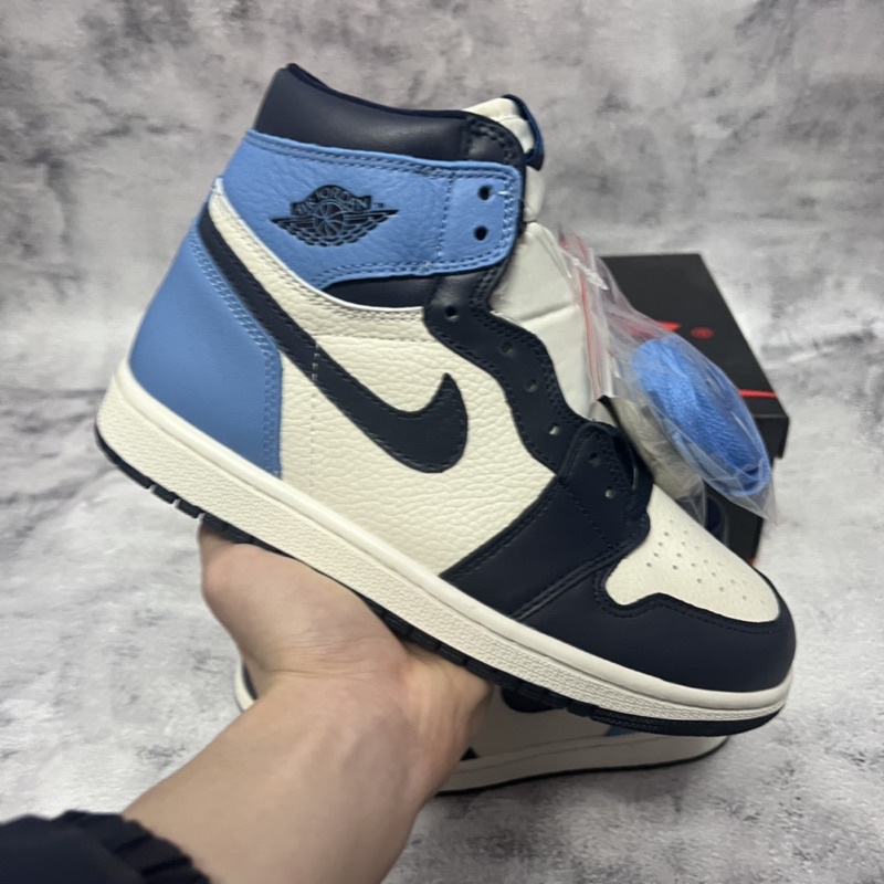 [KELLY SNEAKERS] Giày Thể Thai  Sneaker Jordan 1 High OG Obsidian - Bản Cao Cấp (Ảnh Thật + Hàng Sẵn)