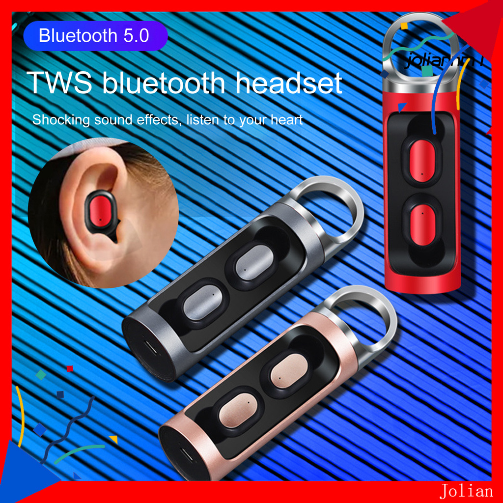 Tai Nghe Nhét Tai Jolian Bluetooth 5.0 Âm Thanh Sống Động Chất Lượng Cao Điện Thoại