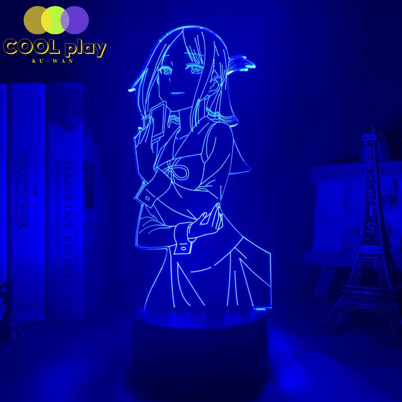 Đèn Ngủ led 3d Hình anime kaguya sama love is war Trang Trí Phòng Ngủ