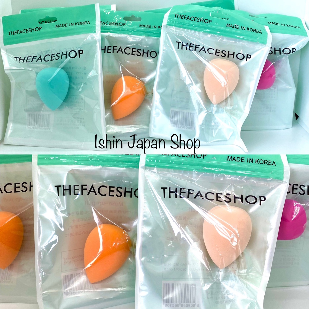 Mút tán kem nền The Face Shop giọt nước mềm mịn
