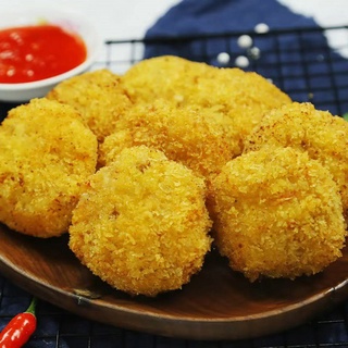 Bánh gà thần thánh loại ngon - Bánh gà nhân phô mai mozzarella hộp 9 chiếc