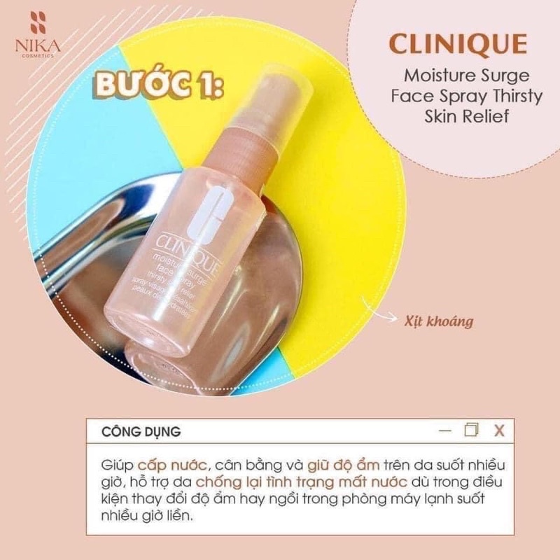 Kem Dưỡng ẨM Clinique Moiture Surge 72,100hH Cho Da Mềm Mại, Mịn Màng 30ml,125ml unbox