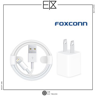 COMBO CỦ SẠC IPHONE VÀ DÂY SẠC IPHONE CHÍNH HÃNG FOXCONN MÃ VIETNAM