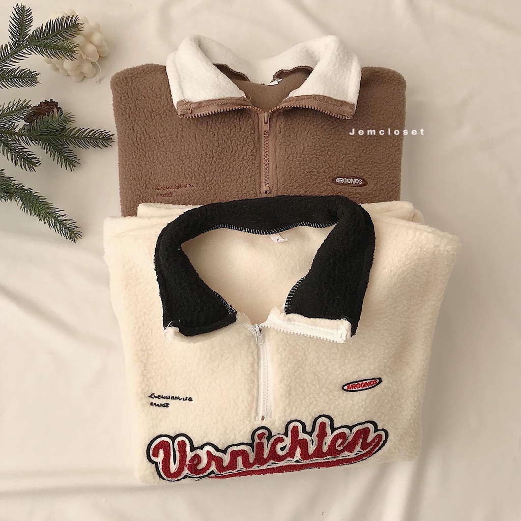 Áo Sweater Nữ Form Rộng JEMCLOSET Uerni Phong Cách Ulzzang Freesize Chất Liệu Bông Mềm Mịn Giữ Ấm Cực Tốt - 10193 | BigBuy360 - bigbuy360.vn