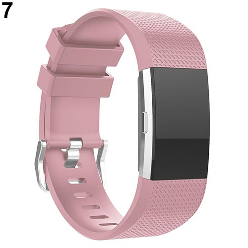 Dây Đeo Thay Thế Cho Đồng Hồ Fitbit Charge 2 Bằng Silicon